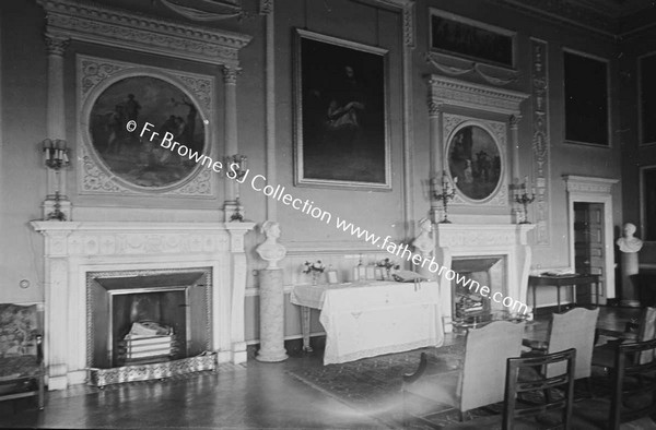 HEADFORD HOUSE  ALTAR FOR MASS IN DINING ROOM